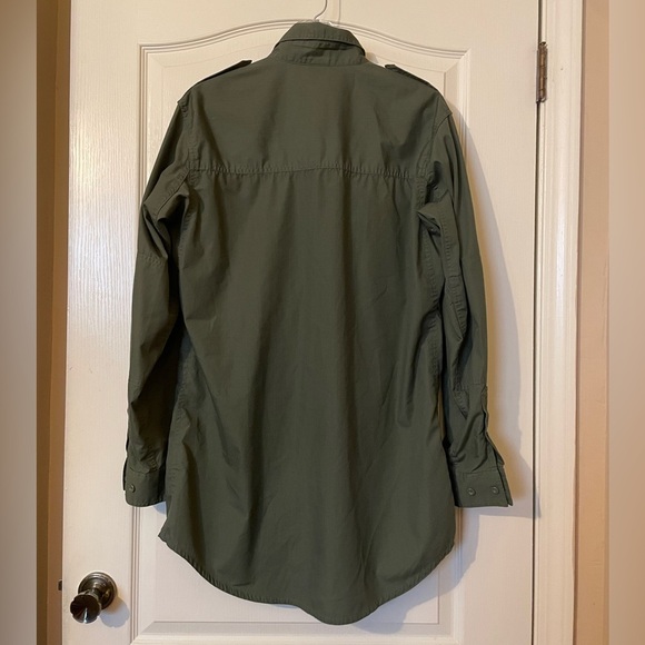 Propper Tactical Shirt Men’s M/L Army Green Long Sleeve Button Up Military Zip - Picture 2 of 8